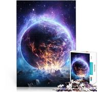 Hard Jigsaw Puzzle for Adults 1000 Pieces “Cosmic Collapse” Made of cardboard,Suitable for ages 14 and up Hand Speed Race Family Fun Gift。size:26x38cm/10.24x14.96inch