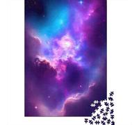Hard Jigsaw Puzzle for Adults 1000 Pieces Cosmic Nebula Wallpaper-4 Adult Jigsaw Puzzle Hands-on Game For Family Fun Challenging To Complete 70x50cm/1000pcs