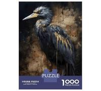 Hard Jigsaw Puzzle for Adults 1000 Pieces Crane Bird Adorable Adult Jigsaw Relaxing Games Difficult Hard Educational Challenge 52x38cm/1000pcs