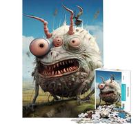 Hard Jigsaw Puzzle for Adults 1000 Pieces Crazy Creature II Help The Brain Exercise For Family Fun Educational Toy for Ages 14 And over (38X26cm)