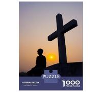 Hard Jigsaw Puzzle for Adults 1000 Pieces Cross Jesus3 Jigsaw Anti-Stress Toys But Fun And Humorous Educational Challenge 70x50cm/1000pcs