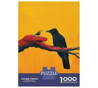 Hard Jigsaw Puzzle for Adults 1000 Pieces Crow And Small Bird Puzzles for Adults Brain Teaser Game Analysis And Logic Gifts for Friends And Family 70x50cm/1000pcs