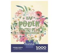 Hard Jigsaw Puzzle for Adults 1000 Pieces Cute Spanish Affirmation Teenager Puzzles Hands-on Game Staycation Kill Time Great Gift for Gaming 52x38cm/1000pcs