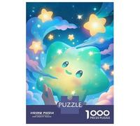 Hard Jigsaw Puzzle for Adults 1000 Pieces Cute Star in Night Sky Puzzles for Adults DIY Toys Improve Memory Birthday Present, Gifts, 38x26cm/1000pcs