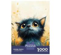 Hard Jigsaw Puzzle for Adults 1000 Pieces Cute Tiny Cat Portrait Adult Puzzles Hands-on Game Home Decoration Educational Challenge 38x26cm/1000pcs