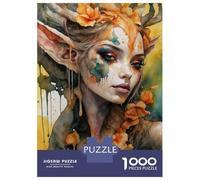Hard Jigsaw Puzzle for Adults 1000 Pieces Dangerous Spring Fey Jigsaw Brain Teaser Game Analysis And Logic Great Gift for Gaming 52x38cm/1000pcs