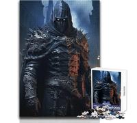 Hard Jigsaw Puzzle for Adults 1000 Pieces Dark Sentinel Soothing Quiet Time Enjoyment Strict Precision Standard Play Toy Size 38x26cm