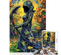 Hard Jigsaw Puzzle for Adults 1000 Pieces Death in The Forest Impossible Game Learning Educational Toy Wall Decor Fun at Home Activities, (38x52cm)