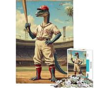 Hard Jigsaw Puzzle for Adults 1000 Pieces Dino Dugout Legend Fun Activities at Home Pattern Assembly Anti-Stress Toys for And 14 Years And over (38x26cm)