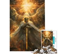 Hard Jigsaw Puzzle for Adults 1000 Pieces Divine Visitation Help The Brain Exercise For Family Fun Educational Toy for Ages 14 And over (38X26cm)