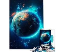 Hard Jigsaw Puzzle for Adults 1000 Pieces Earth Fragile Tellus Educational Games Toys Educational Games Funny Gifts Presents for Women (Size 50x75cm)