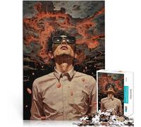 Hard Jigsaw Puzzle for Adults 1000 Pieces “Escape the Noise” Made of wood,for and 14 years and over Hands-on Game Educational game for birthday and Christmas。size:50x75cm/14.96x20.47inch