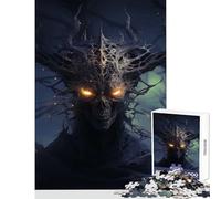 Hard Jigsaw Puzzle for Adults 1000 Pieces Evil Spirit Puzzles for Teenagers Staycation Kill Time Fun Activities at Home Challenging Game Gifts (50x75cm)