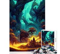 Hard Jigsaw Puzzle for Adults 1000 Pieces Exploring The Caves Relaxing Games Perfect Decoration Home Decoration Toys Artists' Collection, Fine Arts (38x26cm)