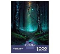 Hard Jigsaw Puzzle for Adults 1000 Pieces Fairy Night Forest Puzzles for Adults Brain Teaser Game Analysis And Logic Gifts for Friends And Family 38x26cm/1000pcs