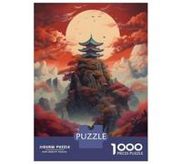 Hard Jigsaw Puzzle for Adults 1000 Pieces Fantasy Moonlight Japan 07 Teenager Puzzles Hands-on Game Staycation Kill Time Great Gift for Gaming 70x50cm/1000pcs
