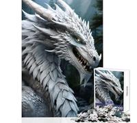 Hard Jigsaw Puzzle for Adults 1000 Pieces Fierce And Powerful Dragon Toy Wall Decor Art Work Gift Practical Game Artists' Collection, Fine Arts Size 38x26cm