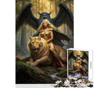 Hard Jigsaw Puzzle for Adults 1000 Pieces Freyja Goddess Educational Toy Great Gift for Games Educational Games Artists' Collection, Fine Arts Size 50x75cm