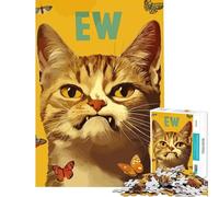 Hard Jigsaw Puzzle for Adults 1000 Pieces Funny Expression Educational Challenge Wall Decoration Toy Wall Decor for Age 14+ Game (38X52cm)