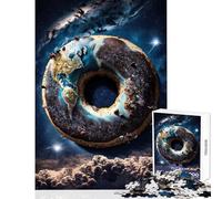 Hard Jigsaw Puzzle for Adults 1000 Pieces Galactic Donut Educational Game Improve Memory Anti-Stress Toys Fun at Home Activities, (26X38cm)