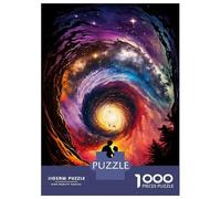 Hard Jigsaw Puzzle for Adults 1000 Pieces Galactic Love Scenery Adult Puzzles Relax Games Enhance Memory Great Gift for Gaming 52x38cm/1000pcs