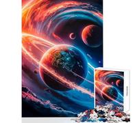 Hard Jigsaw Puzzle for Adults 1000 Pieces Galactic Vortex Toy Wall Decor Art Work Gift Practical Game Artists' Collection, Fine Arts Size 50x75cm