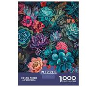 Hard Jigsaw Puzzle for Adults 1000 Pieces Garden Gems Teenager Puzzles Hands-on Game Staycation Kill Time Great Gift for Gaming 70x50cm/1000pcs