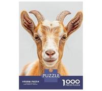 Hard Jigsaw Puzzle for Adults 1000 Pieces Goat Face Jigsaw Anti-Stress Toys Analysis And Logic Birthday Present, Gifts, 70x50cm/1000pcs
