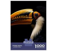 Hard Jigsaw Puzzle for Adults 1000 Pieces Gold Toucan Bird Puzzles for Adults DIY Toys Improve Memory Birthday Present, Gifts, 70x50cm/1000pcs