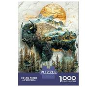 Hard Jigsaw Puzzle for Adults 1000 Pieces Guardian of The Wilds Jigsaw for Adults Relax Games Difficult Challenge Birthday Present, Gifts, 38x26cm/1000pcs