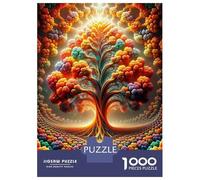 Hard Jigsaw Puzzle for Adults 1000 Pieces Harmony in The Orchard Puzzles for Adults DIY Toys Improve Memory Birthday Present, Gifts, 38x26cm/1000pcs