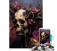 Hard Jigsaw Puzzle for Adults 1000 Pieces Haunting Serenity Puzzle for Adults Anti-Stress Toys Stress Reliever Great Gifts for Gaming (Size 38x26cm)