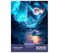 Hard Jigsaw Puzzle for Adults 1000 Pieces Ice Cold Antarctica Puzzles for Adults Family Games Pattern Assembly Challenging To Complete 52x38cm/1000pcs