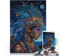 Hard Jigsaw Puzzle for Adults 1000 Pieces Indian Prince Made of cardboard for ages 14 and over For Family Fun & Game Night Artists' Collection, Fine Arts。size：26x38cm/10.24x14.96inch