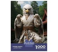 Hard Jigsaw Puzzle for Adults 1000 Pieces Karate Eagle Puzzles for Adults Family Games Pattern Assembly Challenging To Complete 38x26cm/1000pcs