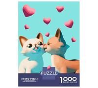 Hard Jigsaw Puzzle for Adults 1000 Pieces Kissing My Love Puzzle for Adults Hands-on Game Difficult Hard Birthday Present, Gifts, 38x26cm/1000pcs