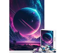 Hard Jigsaw Puzzle for Adults 1000 Pieces Looking for New Worlds Puzzles for Teenagers Staycation Kill Time Fun Activities at Home Challenging Game Gifts (38x26cm)