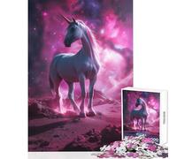 Hard Jigsaw Puzzle for Adults 1000 Pieces Magic Unicorn Educational Toy Great Gift for Games Educational Games Artists' Collection, Fine Arts Size 38x52cm