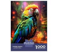 Hard Jigsaw Puzzle for Adults 1000 Pieces Majestic Parrot on Ground Puzzles for Adults Family Games Pattern Assembly Challenging To Complete 70x50cm/1000pcs