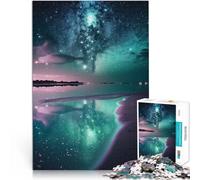 Hard Jigsaw Puzzle for Adults 1000 Pieces Mystic Waters Made of cardboard,Suitable for people aged 14 and above Stress Relief Toys Artwork Gift 。size:26x38cm/10.24x14.96inch