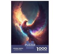 Hard Jigsaw Puzzle for Adults 1000 Pieces Mystical Phoenix Jigsaw for Adults Relax Games Difficult Challenge Birthday Present, Gifts, 52x38cm/1000pcs