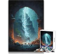 Hard Jigsaw Puzzle for Adults 1000 Pieces Mystical Worlds Fantasy Soothing Quiet Time Enjoyment Strict Precision Standard Play Toy Size 50x75cm