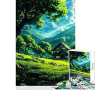 Hard Jigsaw Puzzle for Adults 1000 Pieces Nature Landscape Educational Games Difficult Hard Toy Wall Decor Artists' Collection, Fine Arts (38x52cm)