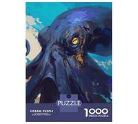 Hard Jigsaw Puzzle for Adults 1000 Pieces Octopus Legend Puzzle for Adults Hands-on Game Difficult Hard Birthday Present, Gifts, 52x38cm/1000pcs