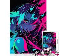 Hard Jigsaw Puzzle for Adults 1000 Pieces Oh Her Eyes Toy Wall Decor Gift Birthday for Educational Game Every Piece Is Unique - Size 38x26cm