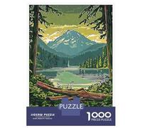 Hard Jigsaw Puzzle for Adults 1000 Pieces Olympic Mountain View Teenager Puzzles Relax Games Perfect Decoration Gifts for Friends And Family 70x50cm/1000pcs
