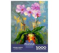 Hard Jigsaw Puzzle for Adults 1000 Pieces Orchid Adult Puzzles Relax Games Enhance Memory Great Gift for Gaming 52x38cm/1000pcs