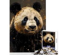 Hard Jigsaw Puzzle for Adults 1000 Pieces Panda Imaginary Friend Educational Toy Great Gift for Games Educational Games Artists' Collection, Fine Arts Size 50x75cm