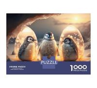 Hard Jigsaw Puzzle for Adults 1000 Pieces Penguin 1 Teenager Puzzles Hands-on Game Staycation Kill Time Great Gift for Gaming 70x50cm/1000pcs