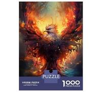 Hard Jigsaw Puzzle for Adults 1000 Pieces Phoenix Rising Art Print-2 Jigsaw Puzzle Toy Wall Decor Analysis And Logic Gifts for Friends And Family 52x38cm/1000pcs